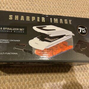Brand New Sharper Image Chopper & Spiralizer Set 7 Pieces